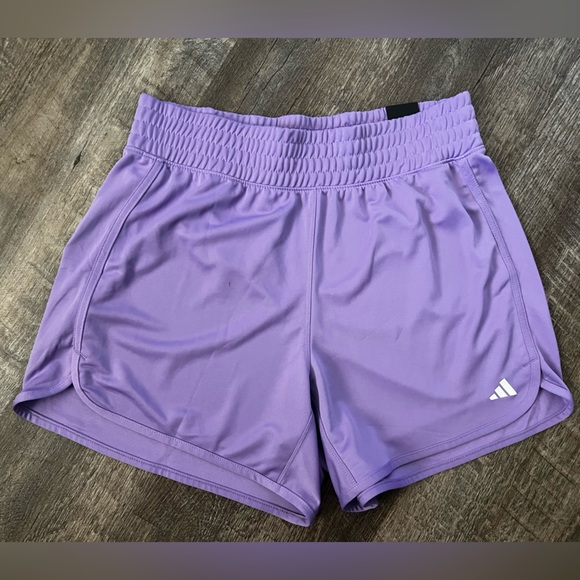 Adidas Pacer High Waisted Shorts Set of 2- Size Large - Picture 5 of 10